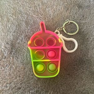 Pop it Fidget Toy Keychain